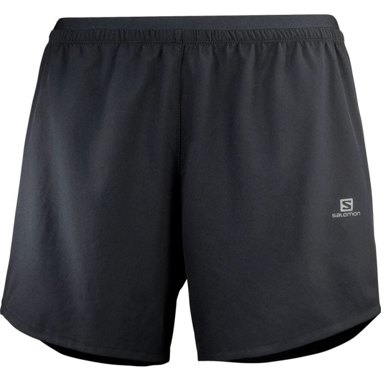 Black Salomon Cross 5'' Women's Running Shorts | PH 60843J